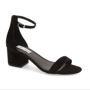 Steve Madden Irenee Black Suede Heels